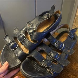 Clarks Unstructured Strappy Sandals